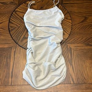Silver Shein Bodycon Dress